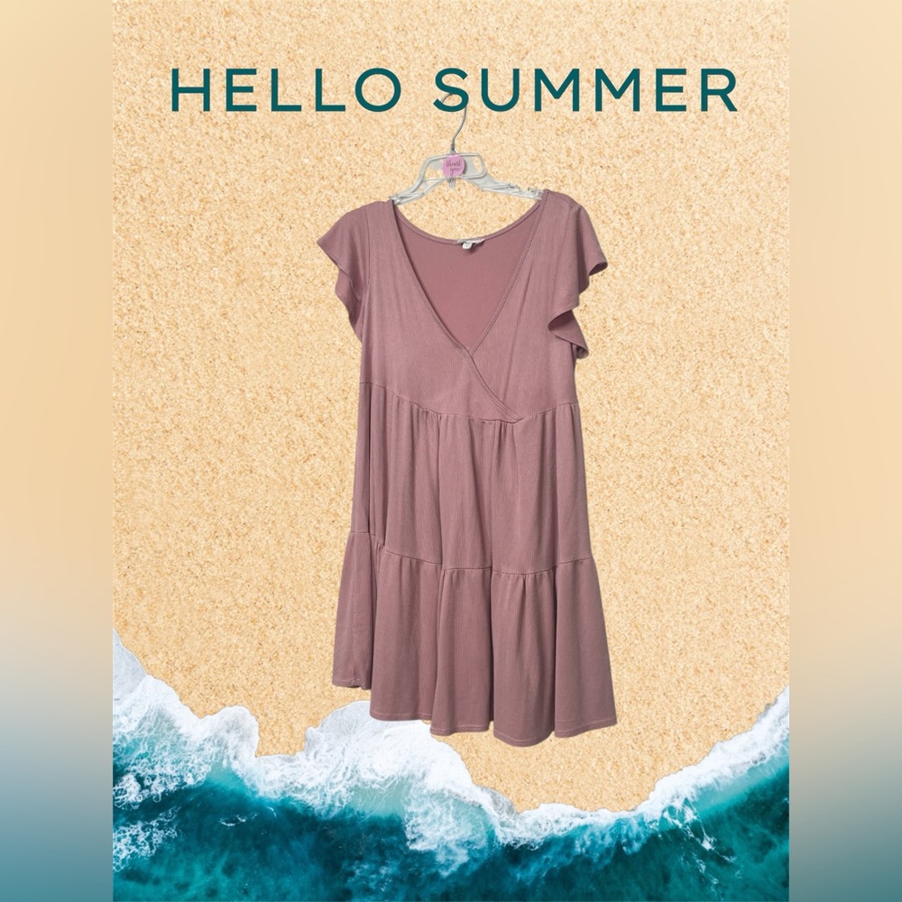 See You Monday Dusty Pink Dress~ Size L ~ Summertime‎ ~ Spring